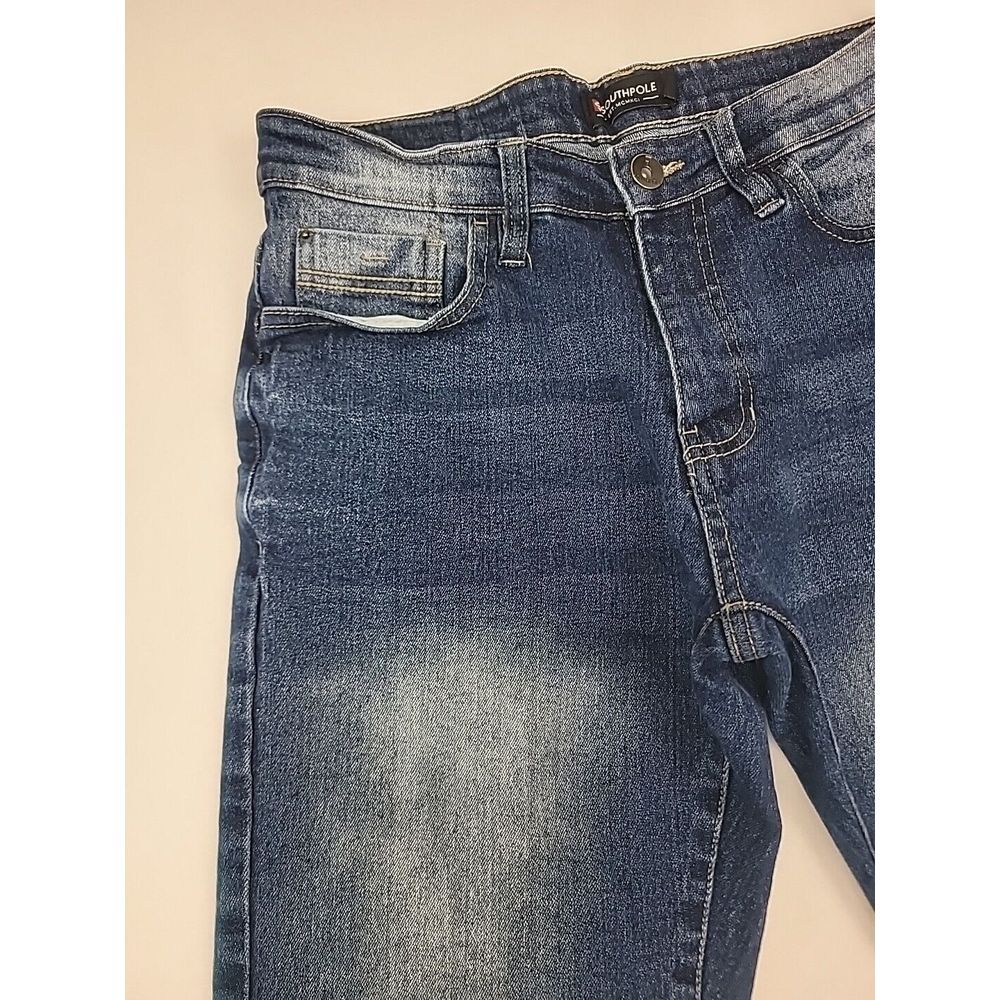 Vintage Southpole Bermuda Jean Shorts Men's 30x11‎ Y2K Jorts Acid Wash Preppy - Picture 3 of 12